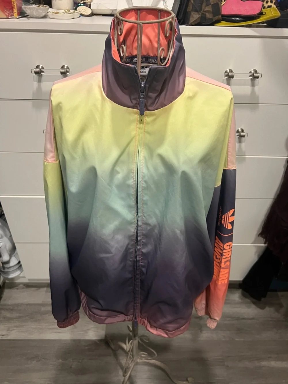 Adidas Originals Girls Are Awesome Tracksuit Jacket (size M) and Pants (size S)